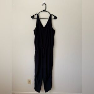 Patagonia Black V-Neck Jumpsuit